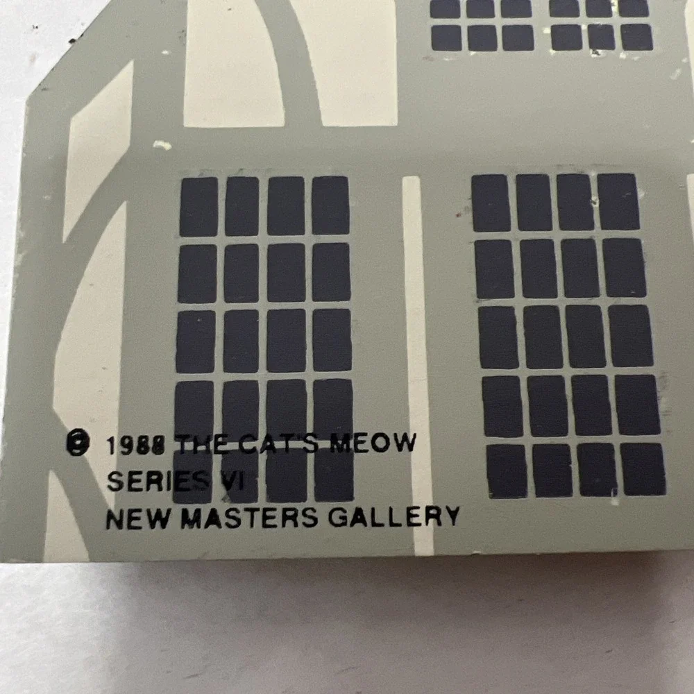 1988 The Cat's Meow‎ Series VI City Hospital, New Masters Gallery Signed 1993